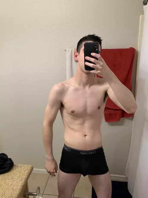 Calvin Klein trunks always feel great