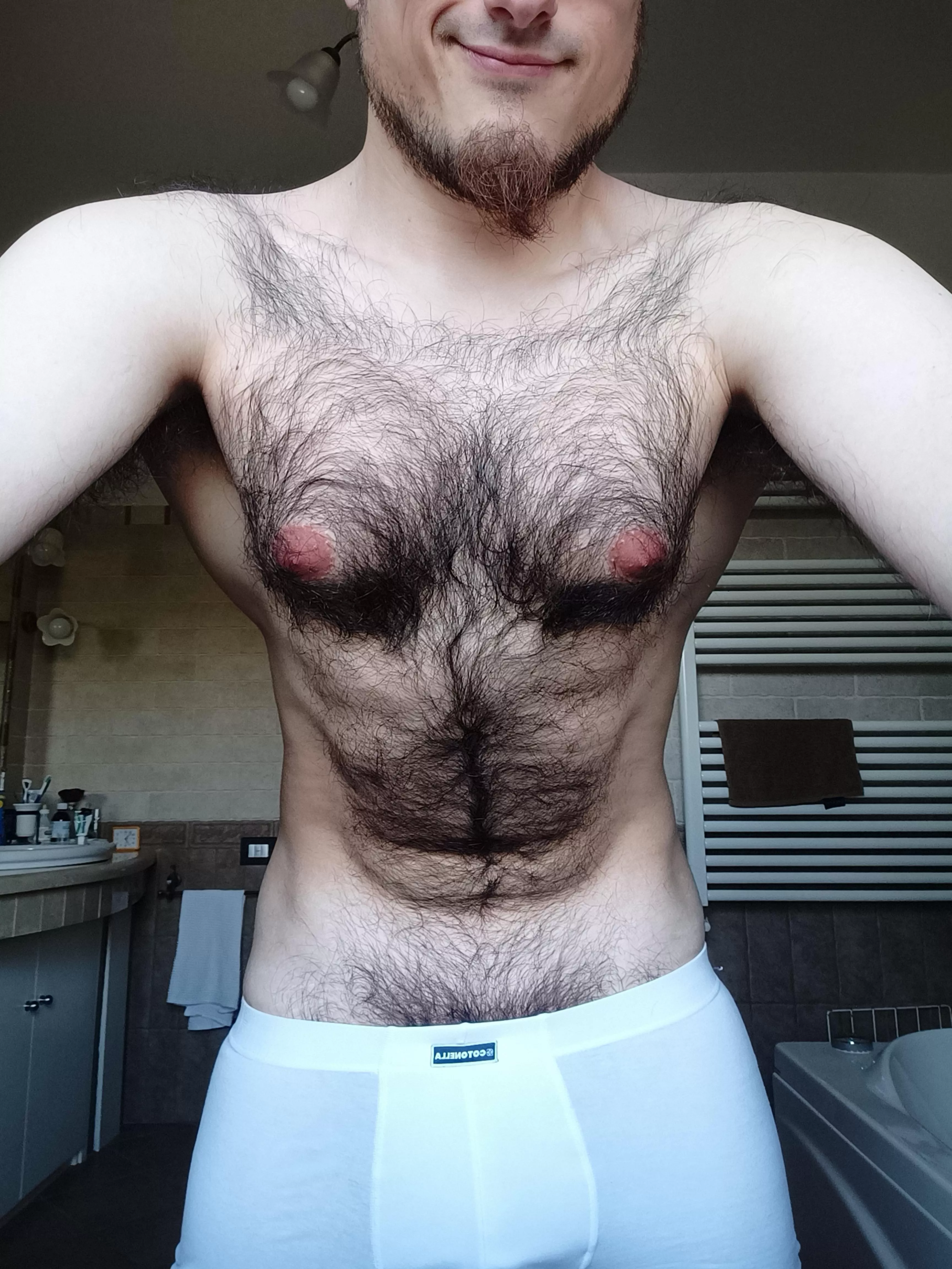 Daddy's on top, stick out your tongue now