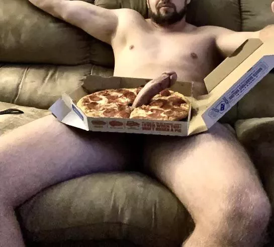 Did someone order the big sausage pizza??😈 Did someone order the big sausage pizza??😈