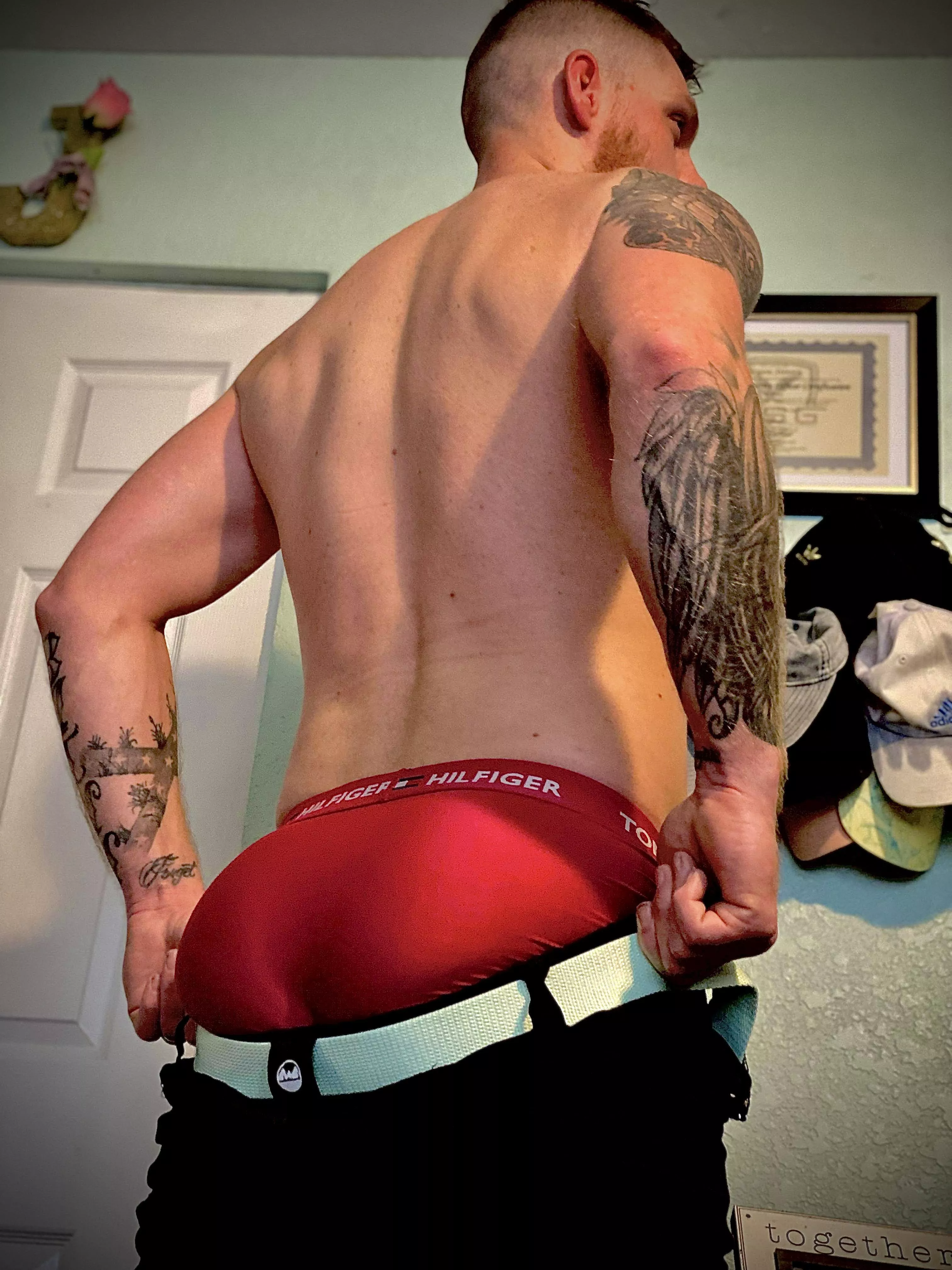 Do I have baseball ass or what