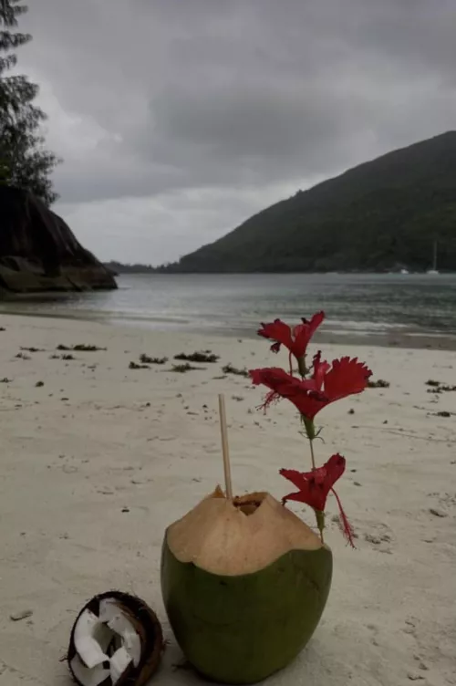 Gloomy day in Seychelles
