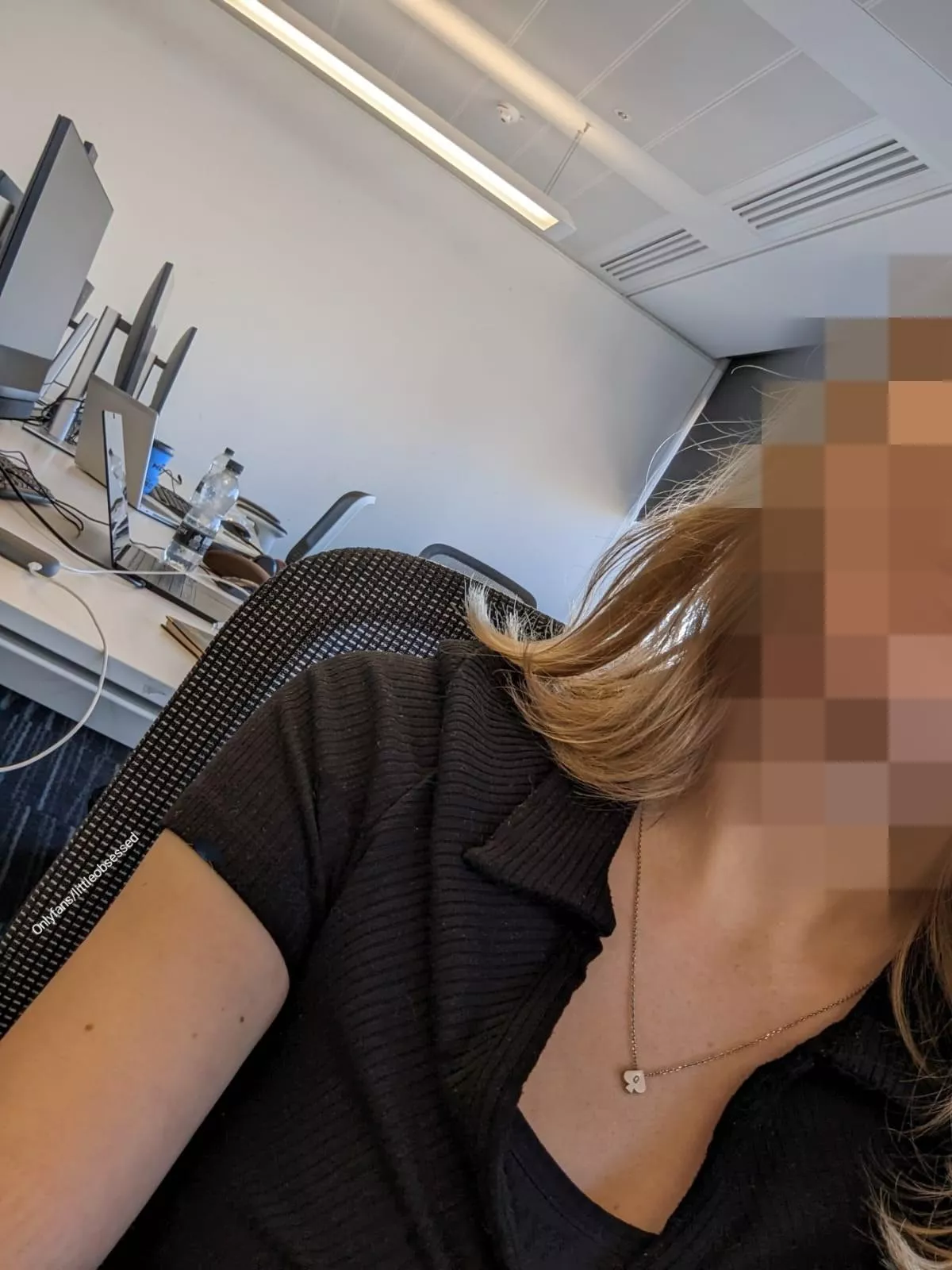 I wonder how many of my colleagues have noticed my necklace. What would you do if you noticed?