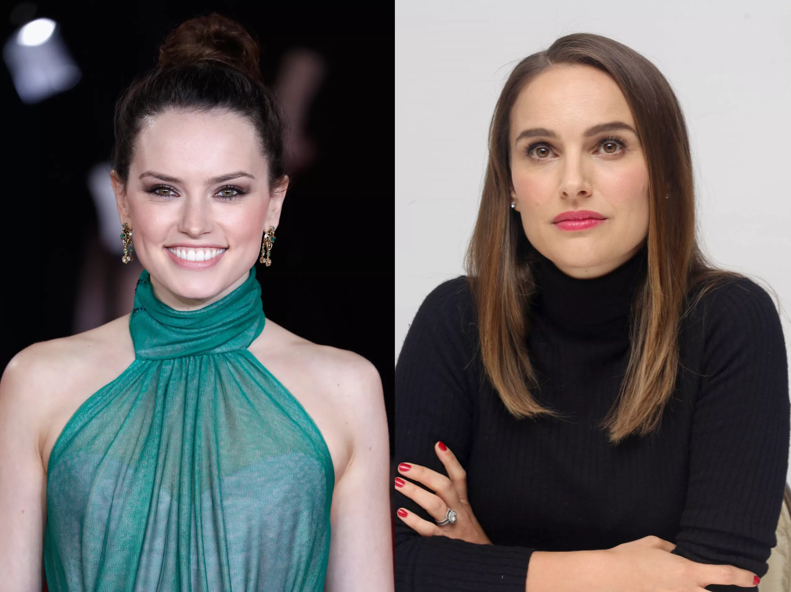 I'm really horny for Daisy Ridley and Natalie Portman. I'd love to lose my mind on the edge for hours trying not to cum.