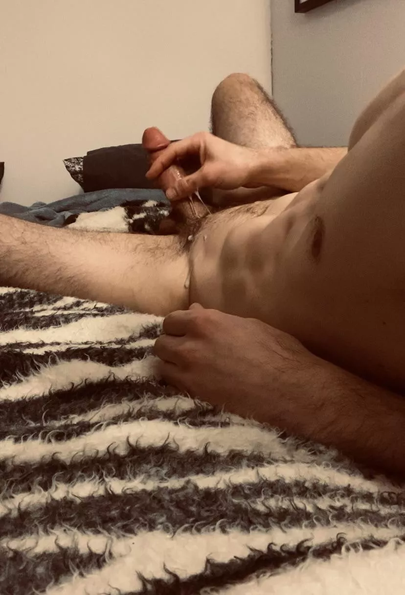 It feels so good to be covered in cum.