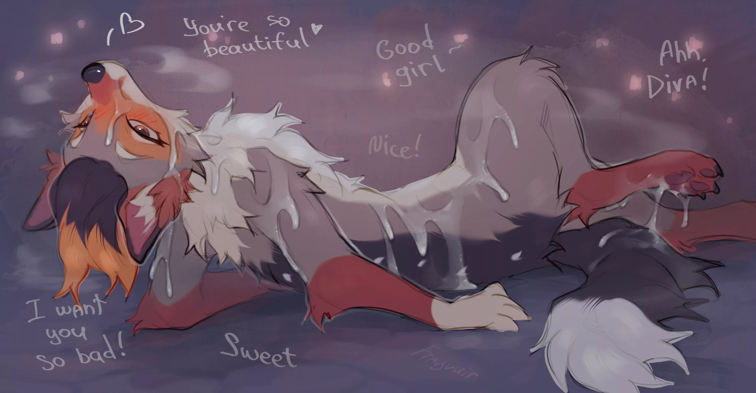 it's my dream to be covered in cum like this~ (f) (frayvuir)