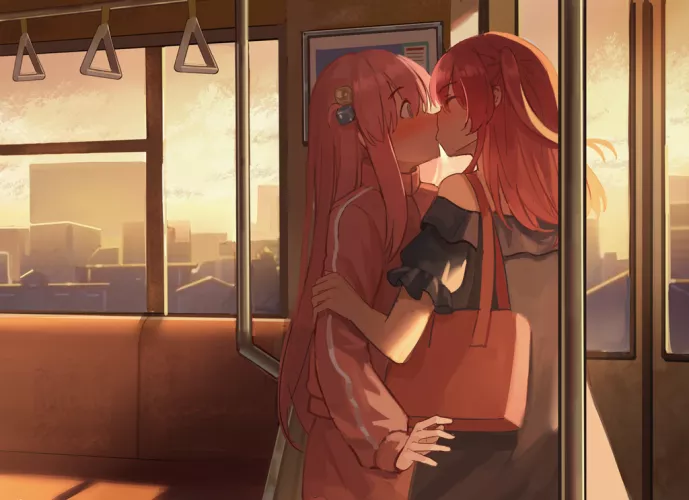 Kissing on the train (By MILKTEA) [Bocchi the Rock!]