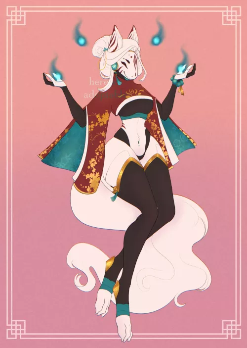 kitsune toaster up for sale uvu [art by me]