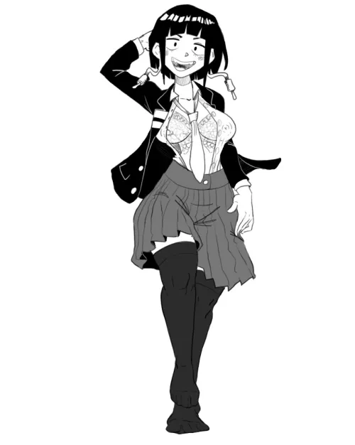 KYOUKA JIROU relaxing after a day of school ( red dragon)