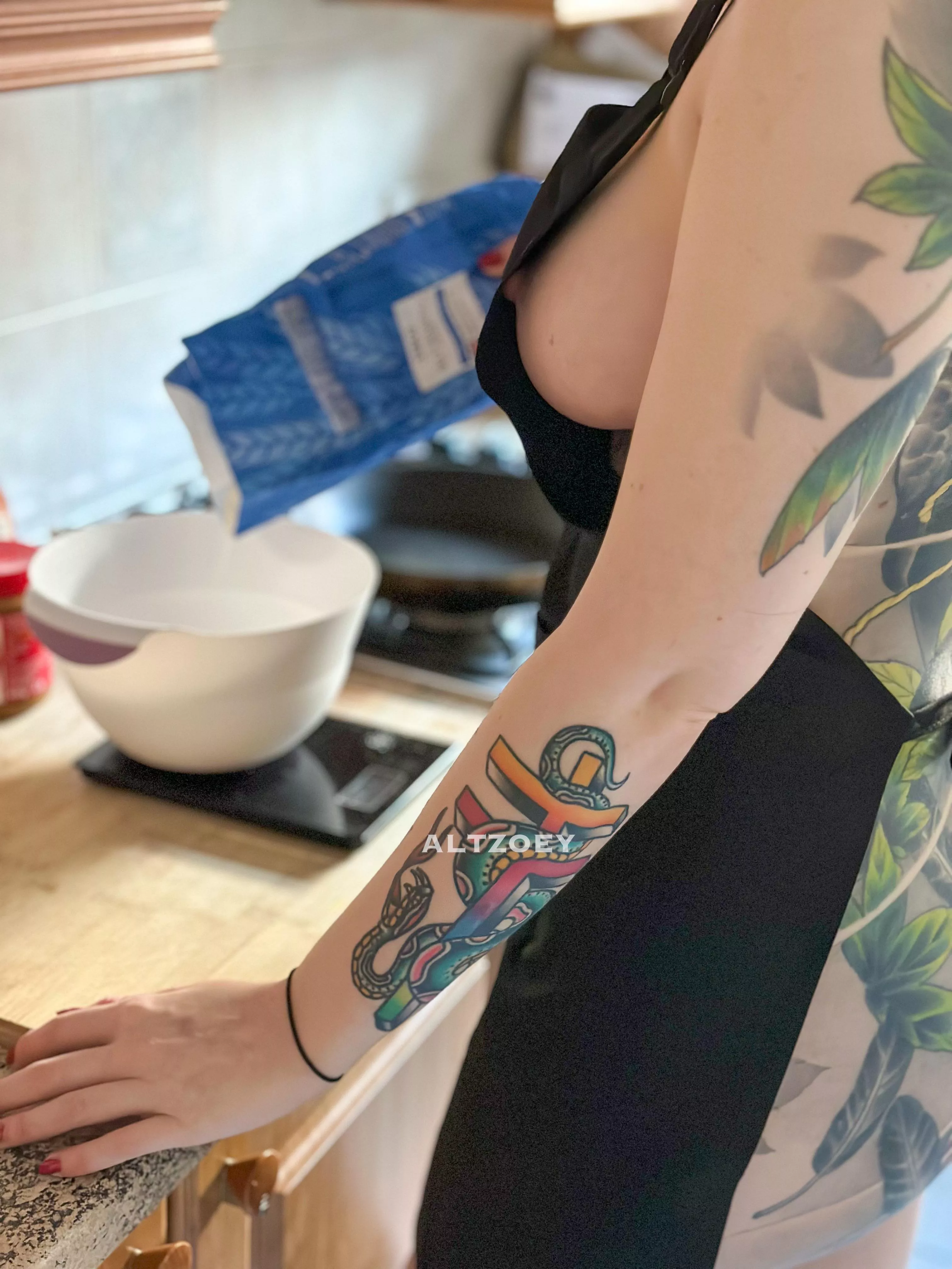 My apron couldn’t even cover them!