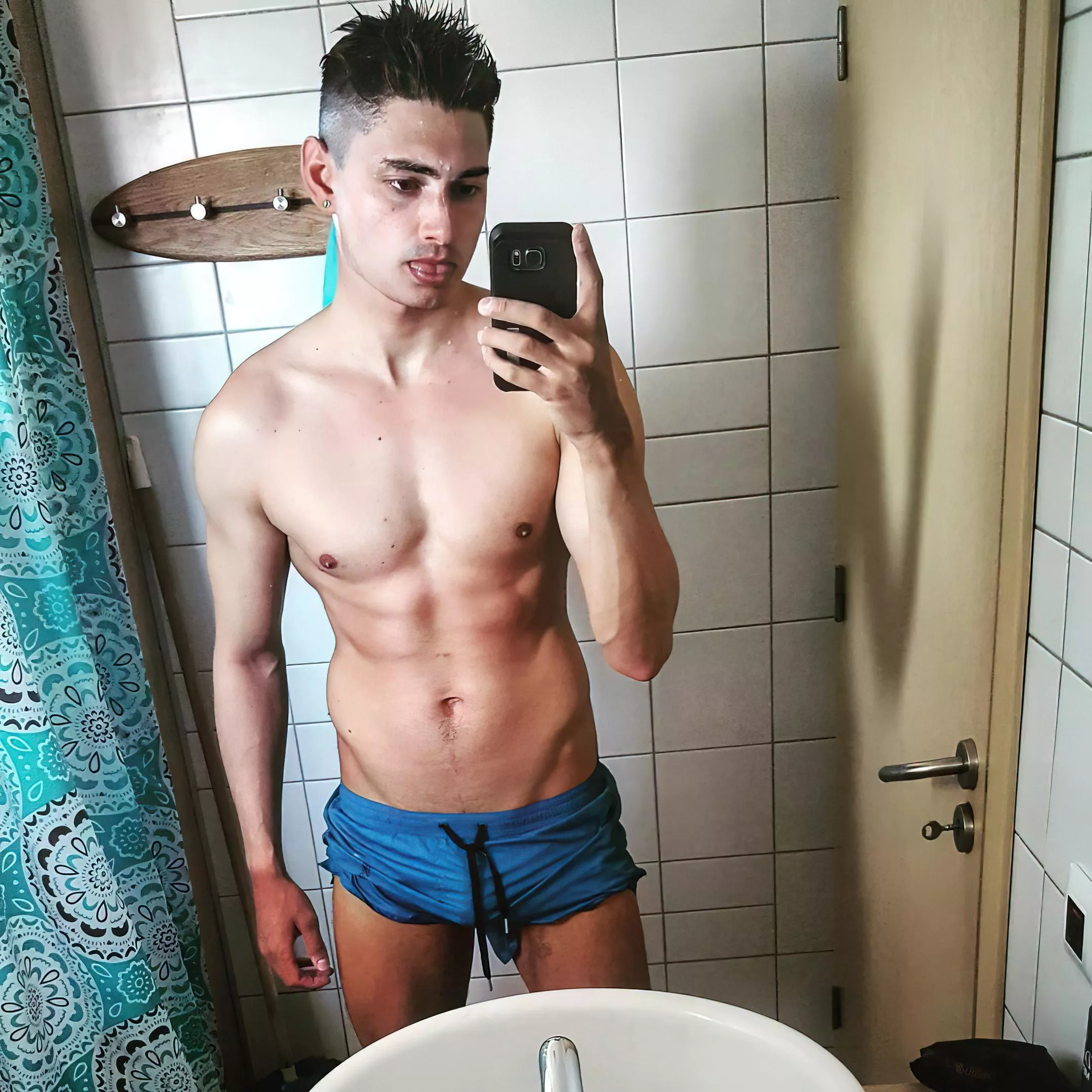 My swim shorts might be a bit tight