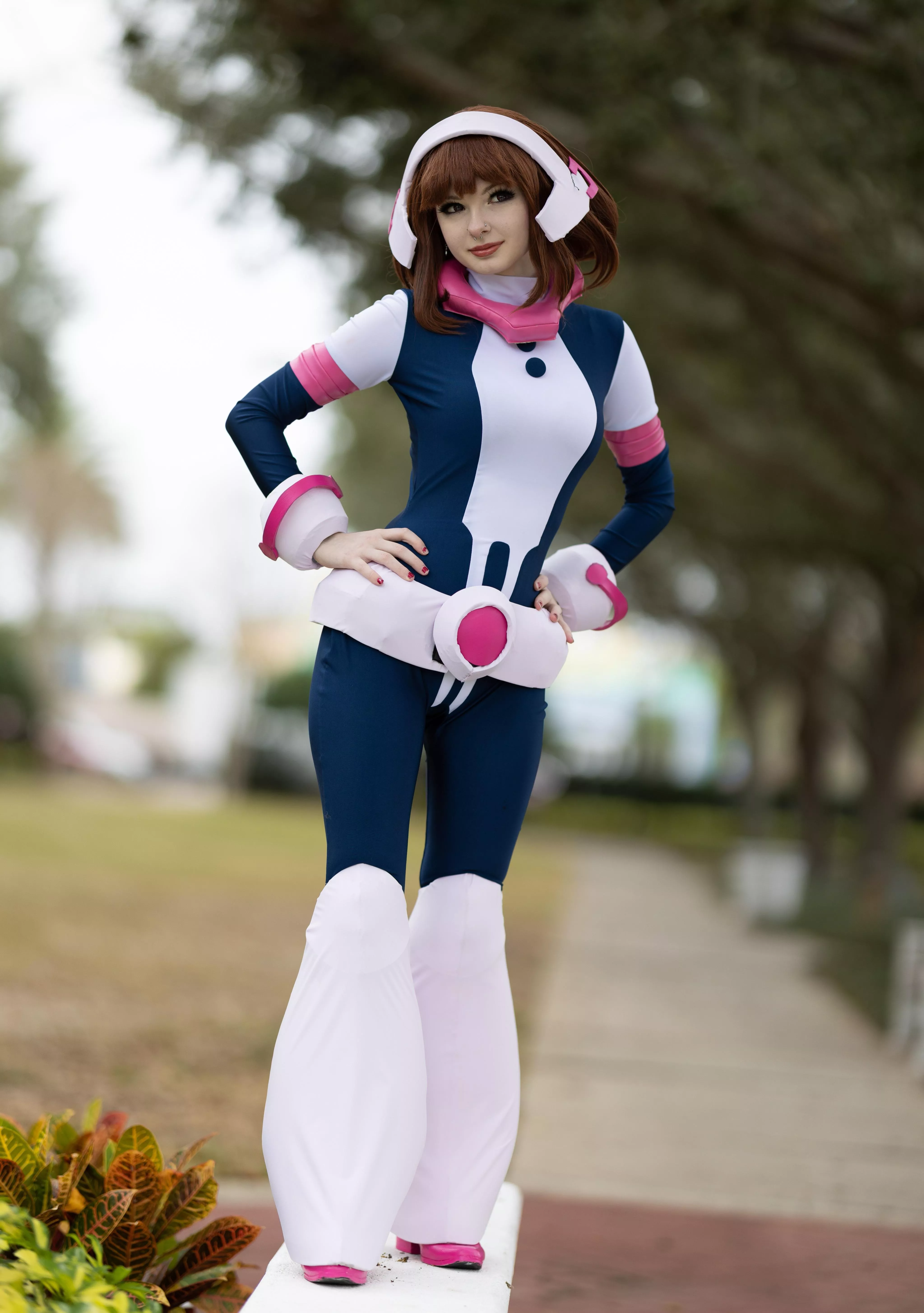 My Uravity cosplay from MHA! Probably my favorite shot from this shoot :)