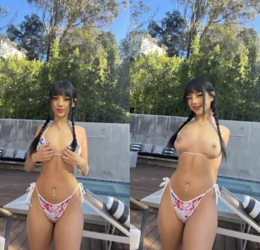 Nothing beats a simple on/off by a busty brunette