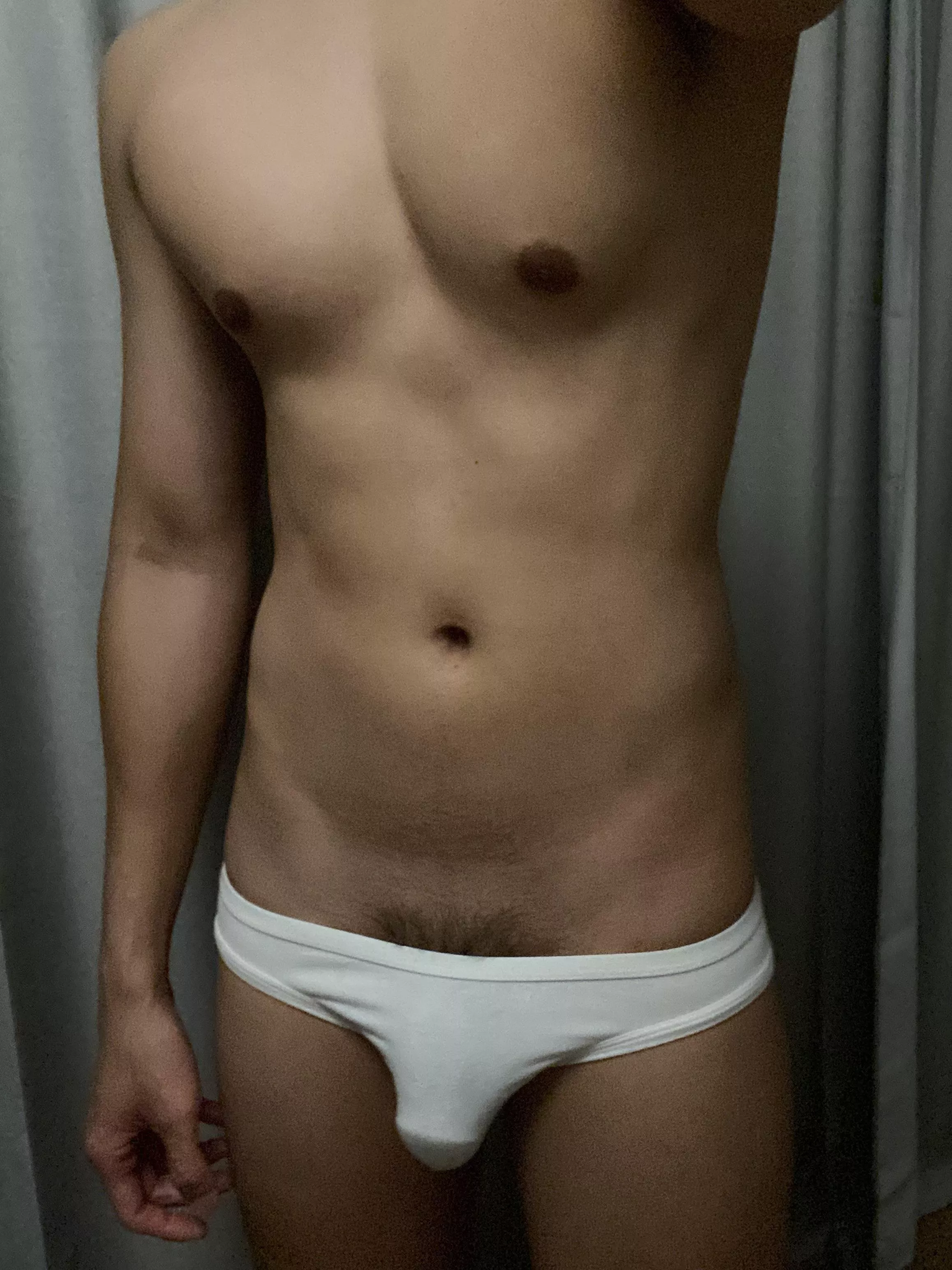 Simple white briefs today