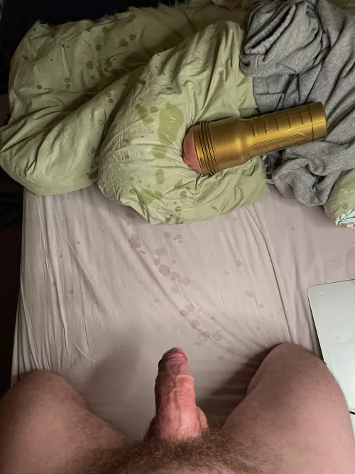 Sometimes I laugh when I see how much I’ve cum