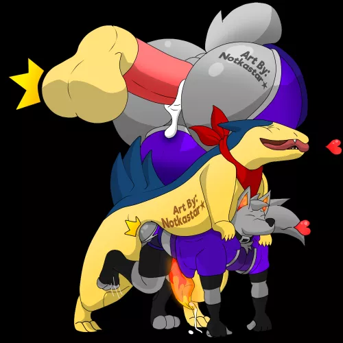 Typhlosion Uses Helping Hand [M/M] (Notkastar)