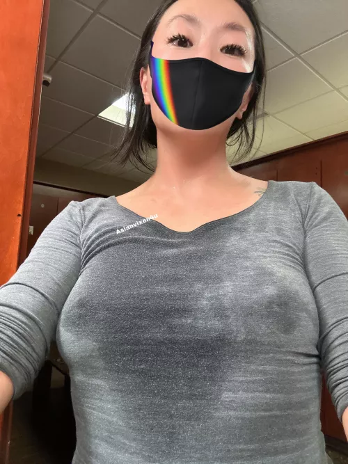 Went into the sauna and this happened