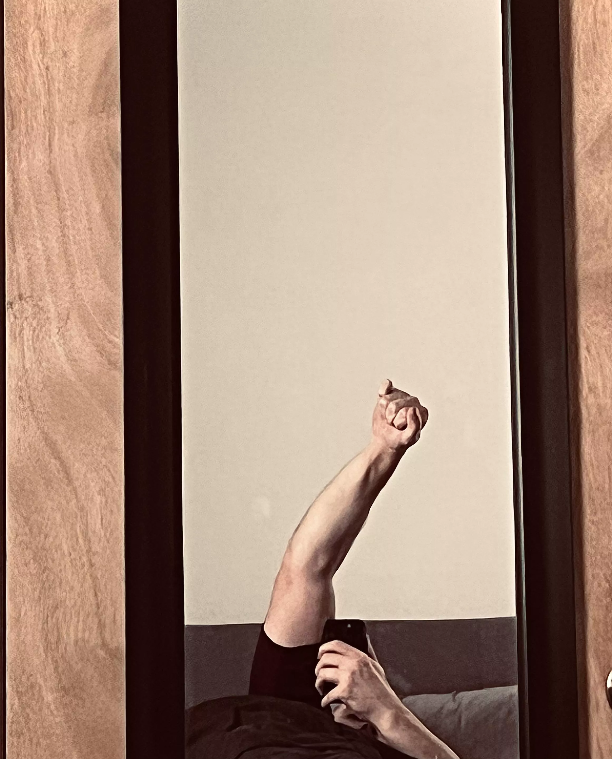 When you wake up in the morning and have to check how your forearms are looking for the day