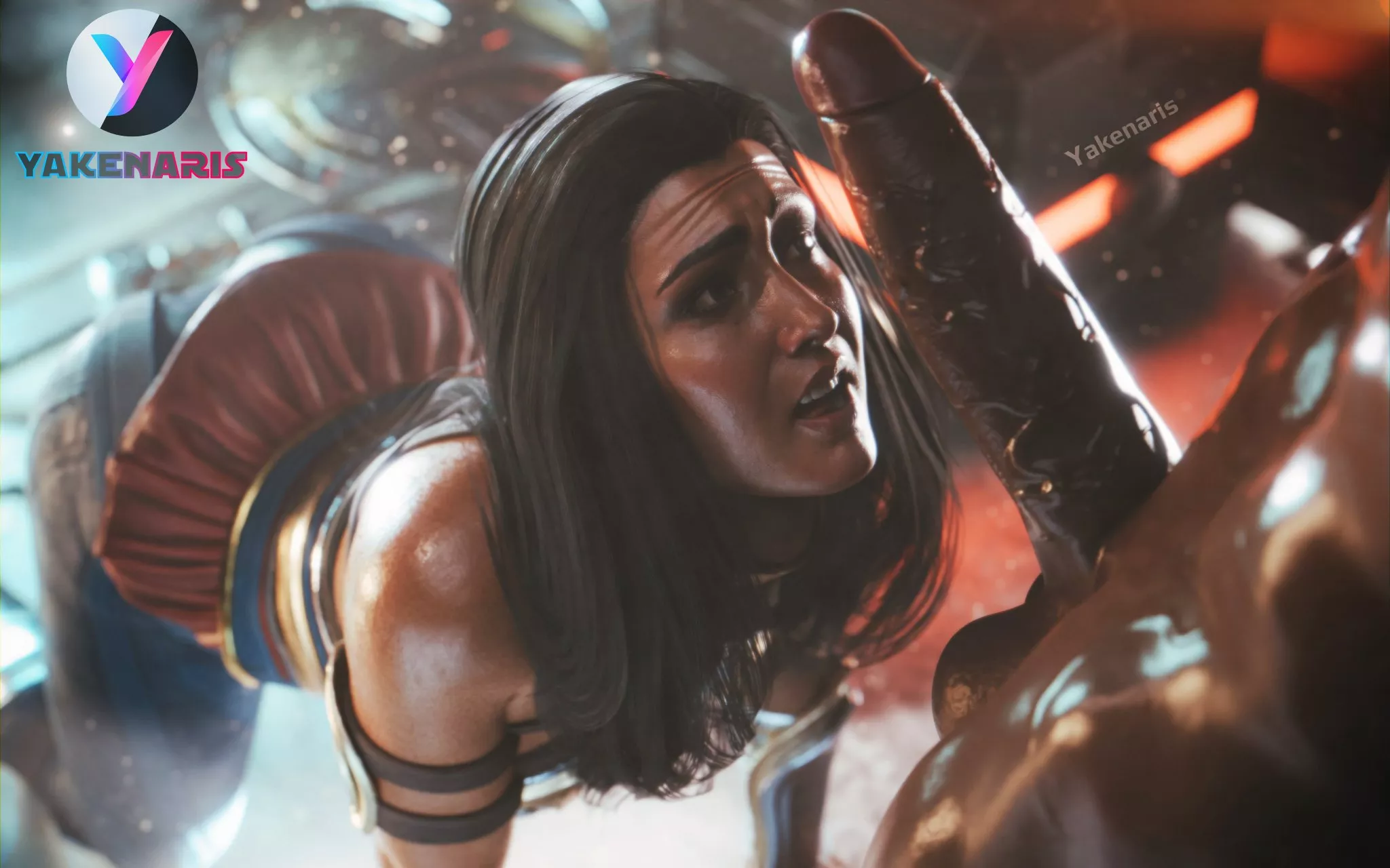 Wonder Woman discovering new BIG things (Yakenaris) [DC]