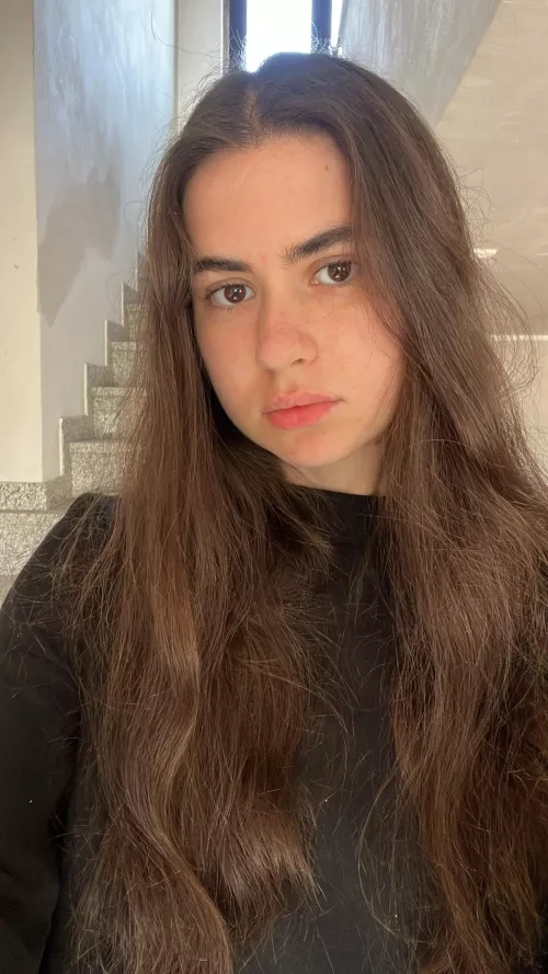 a selfie i took yesterday