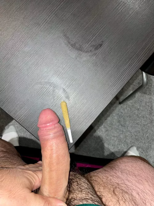Been stroking all day and I’(m) on my final joint of the day, cum countdown is on