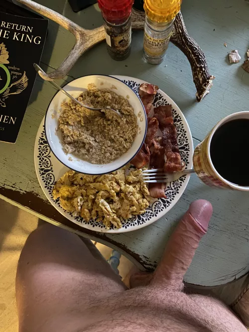 Breakfast and coffee are served!