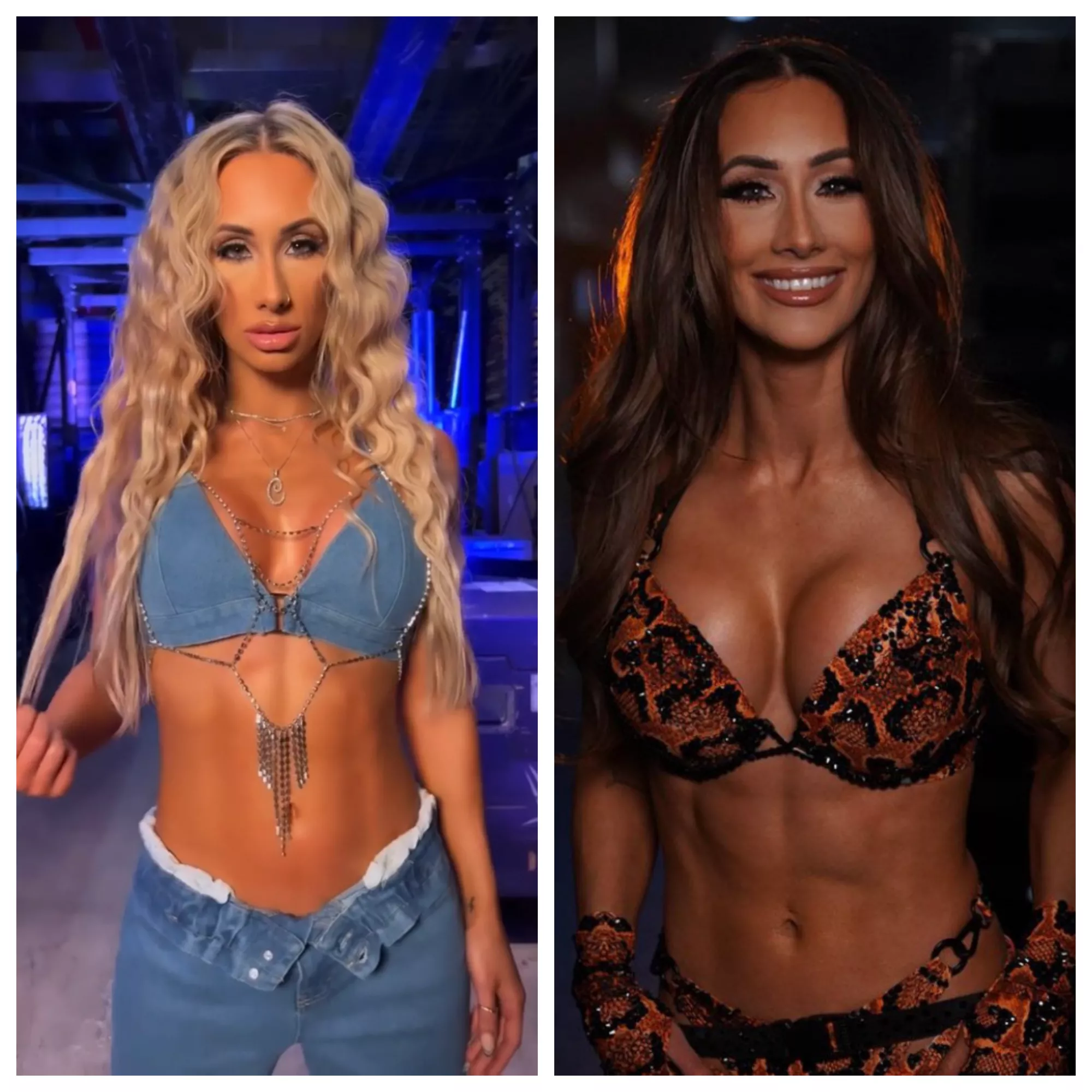 Carmella Blonde vs Brunette