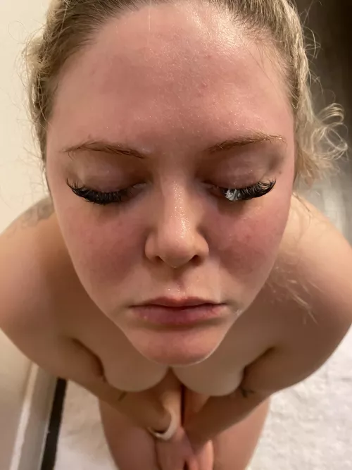 First facial. I could have taken more.