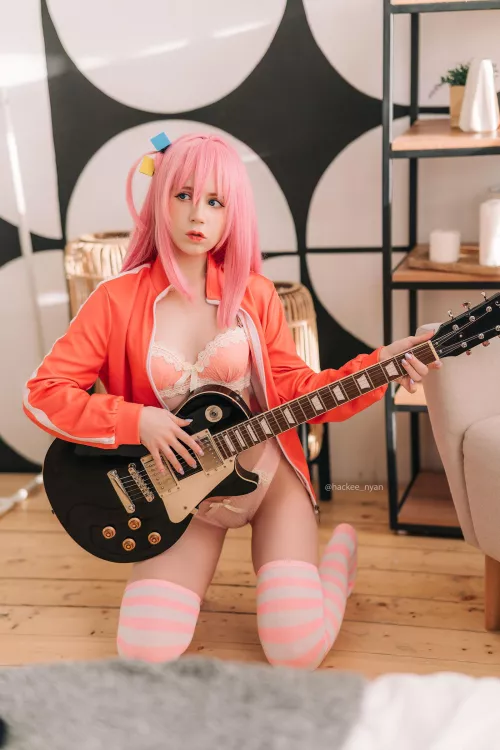 Hitori Gotou from Bocchi the Rock by Hackee