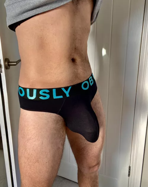 I love it when you can see it through the bulge.