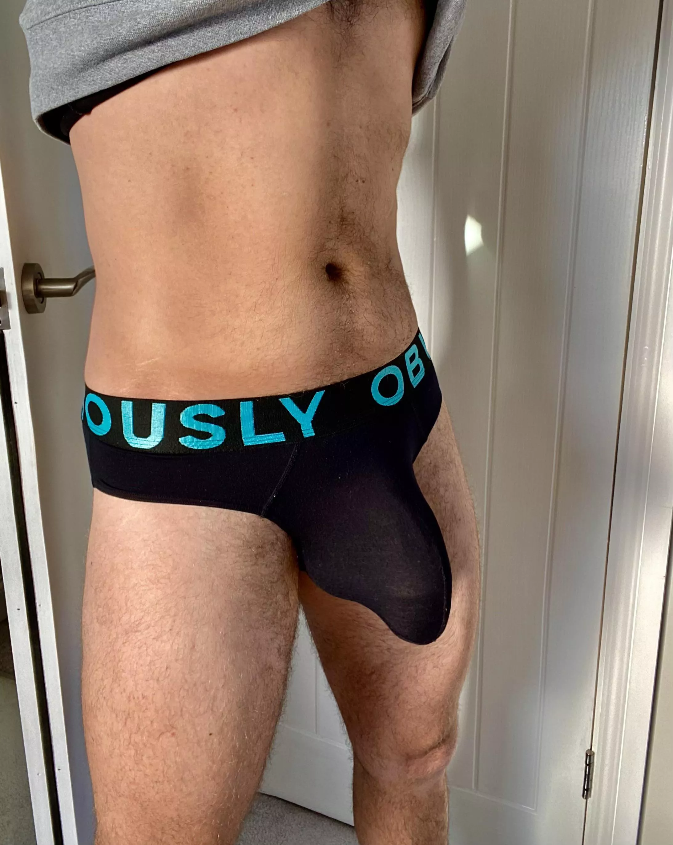 I love it when you can see it through the bulge.