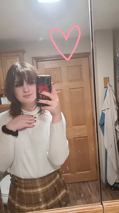 I went out dressed fem today!