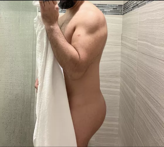 I wish I could have someone join me in the hotel shower.