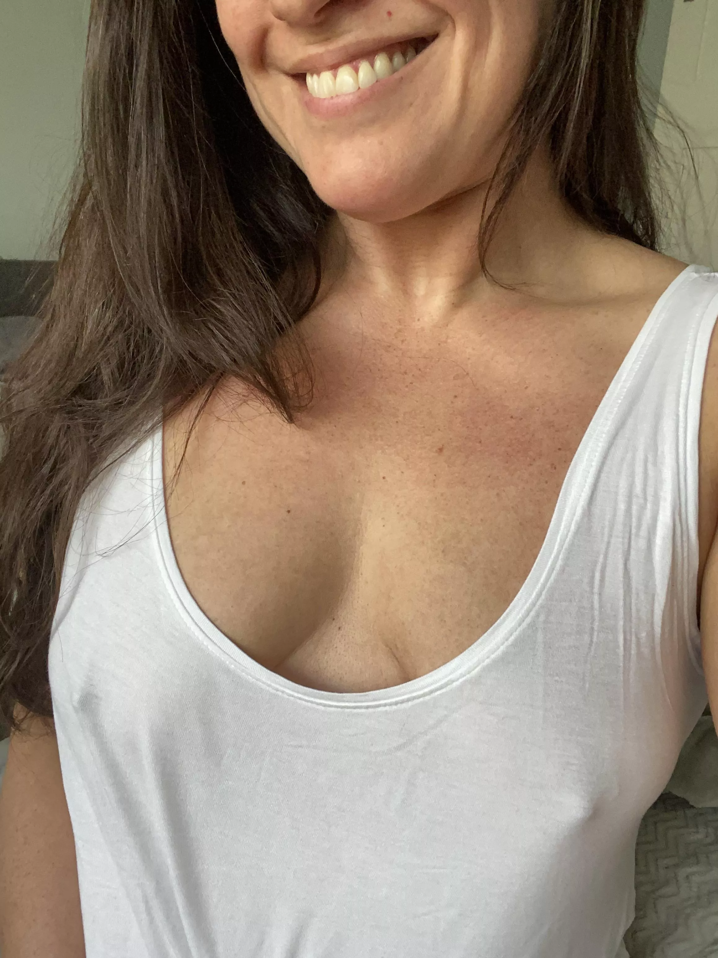 I’m hoping you’re distracted enough not to notice how wrinkled my top is haha