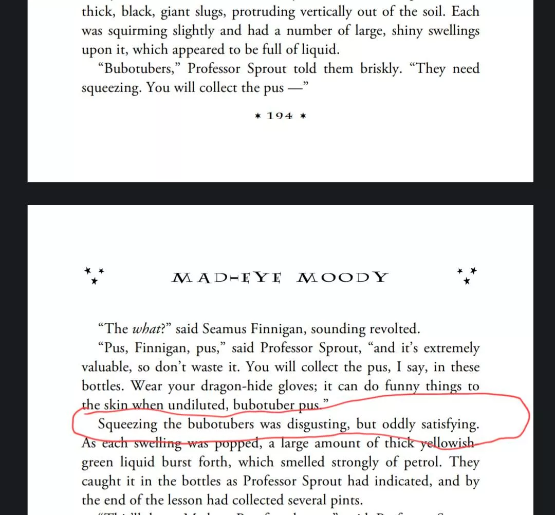 JK Rowling is definitely a pimple popper
