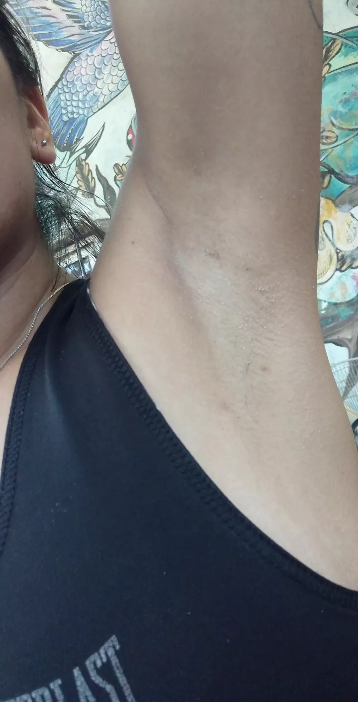 like this with hair and rest of deodorant?