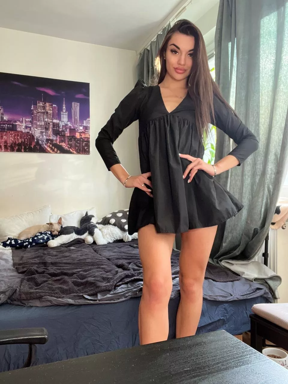 Long and smooth to touch