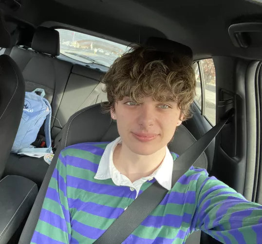 Looking like Steve from Blue’s Clues