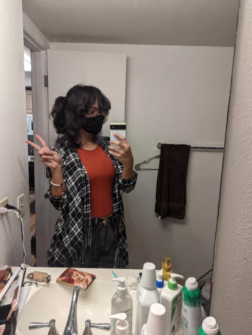 my hair gives Akali vibes and I'm all for it