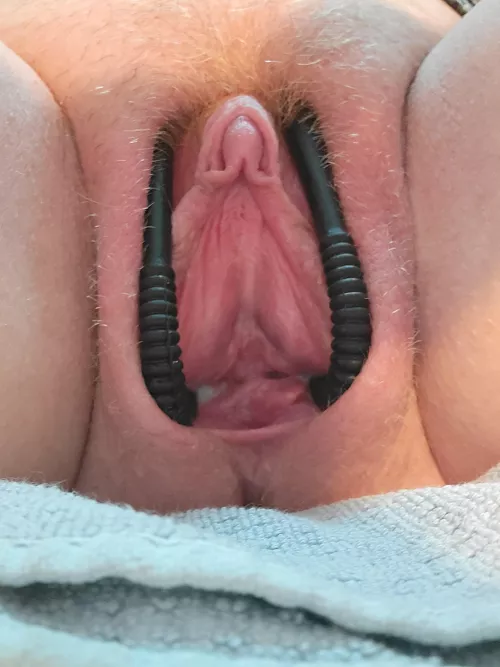 Pussy spreader feels so good