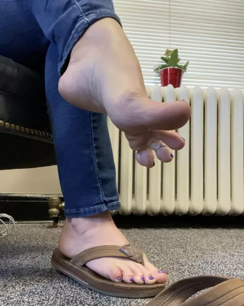 Start with this foot first