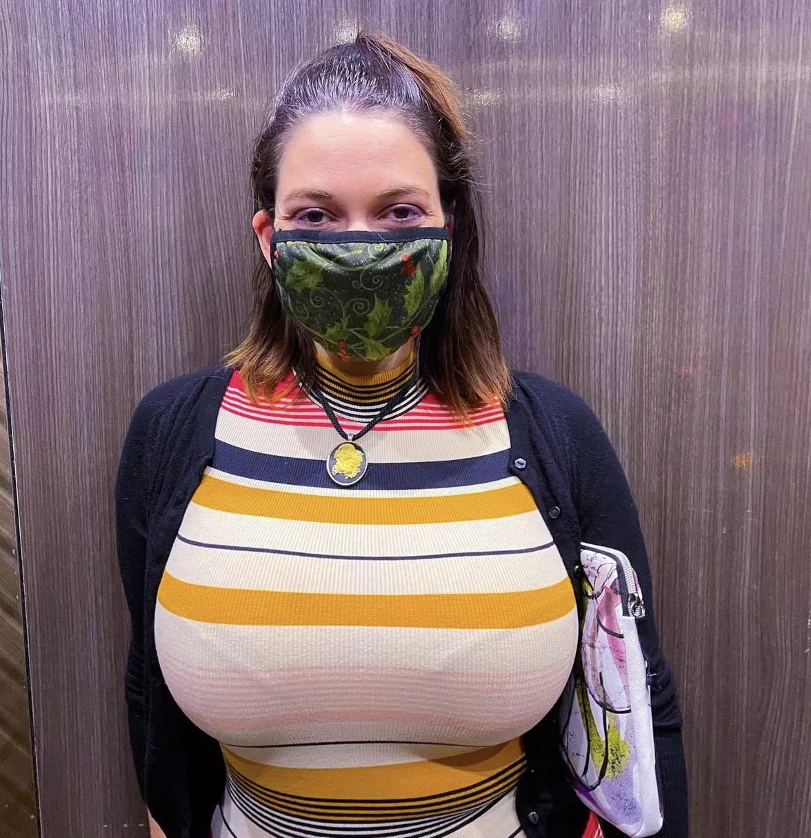 Striped tops, sweaters, bras and they’re still huge