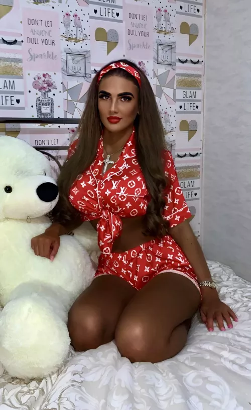 Bernadette is ready for bed