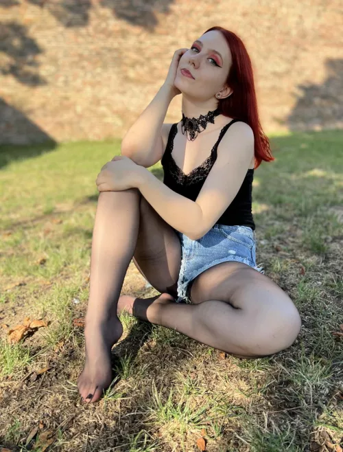 Black sheer pantyhose 🖤