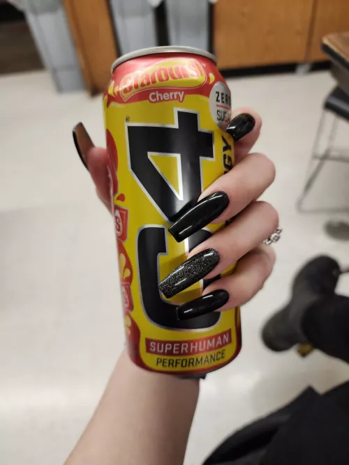 Daddy likes them long black and glossy