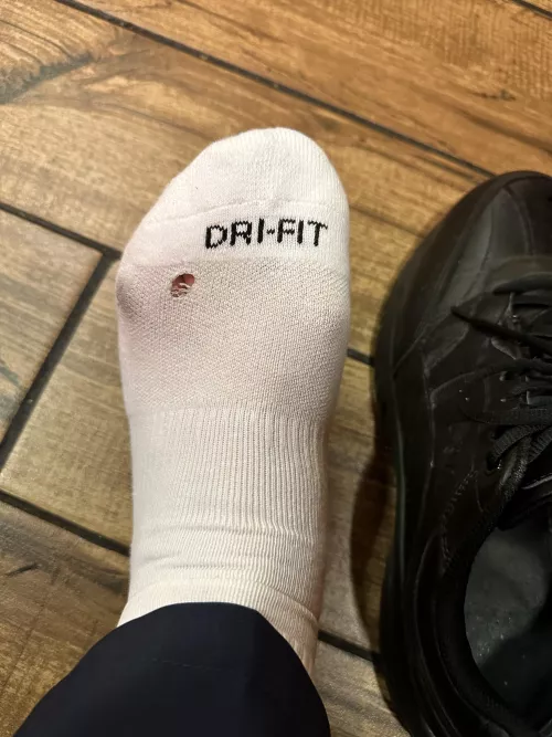 Damn. What should I do with this sock now?