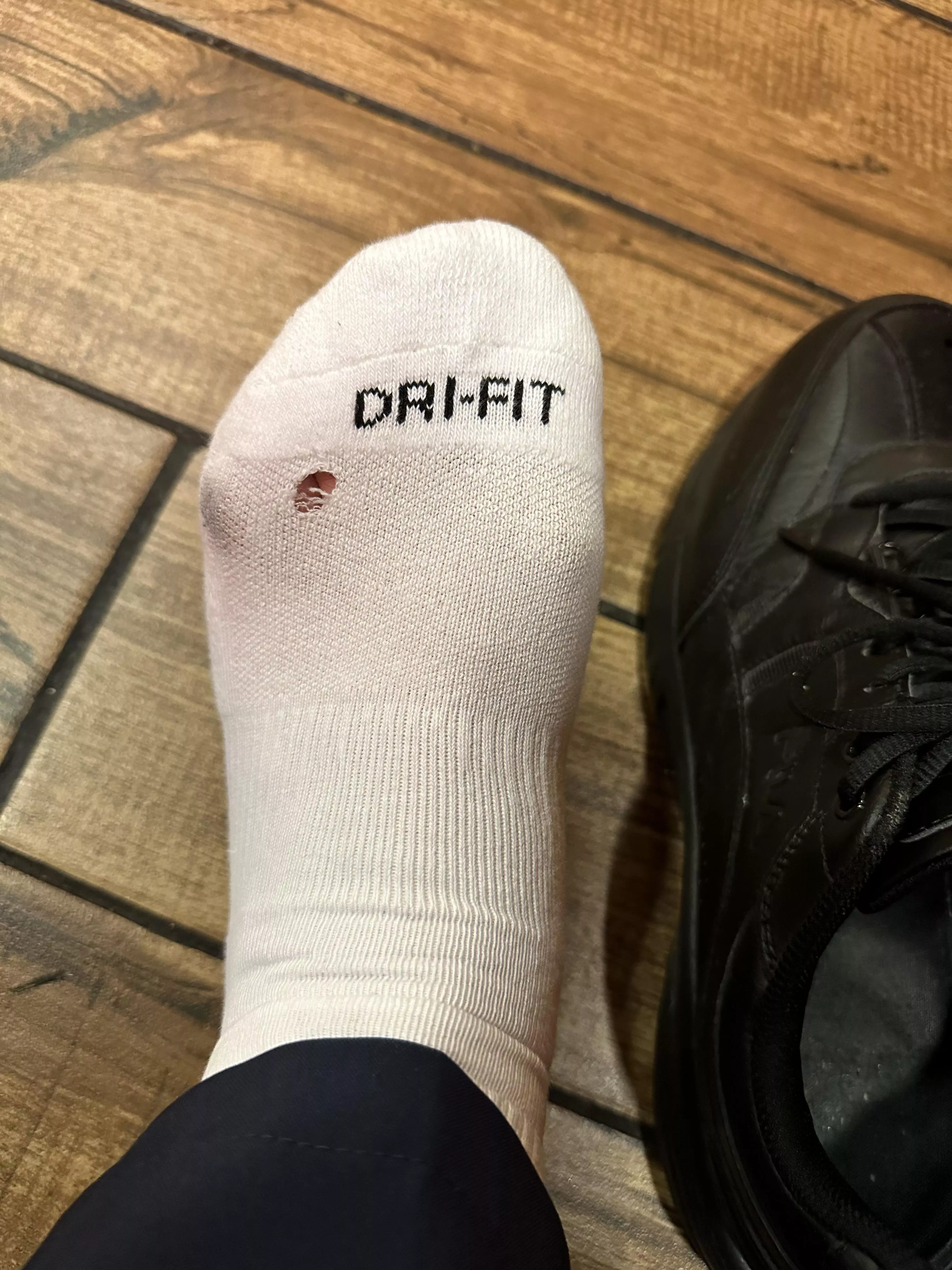 Damn. What should I do with this sock now?