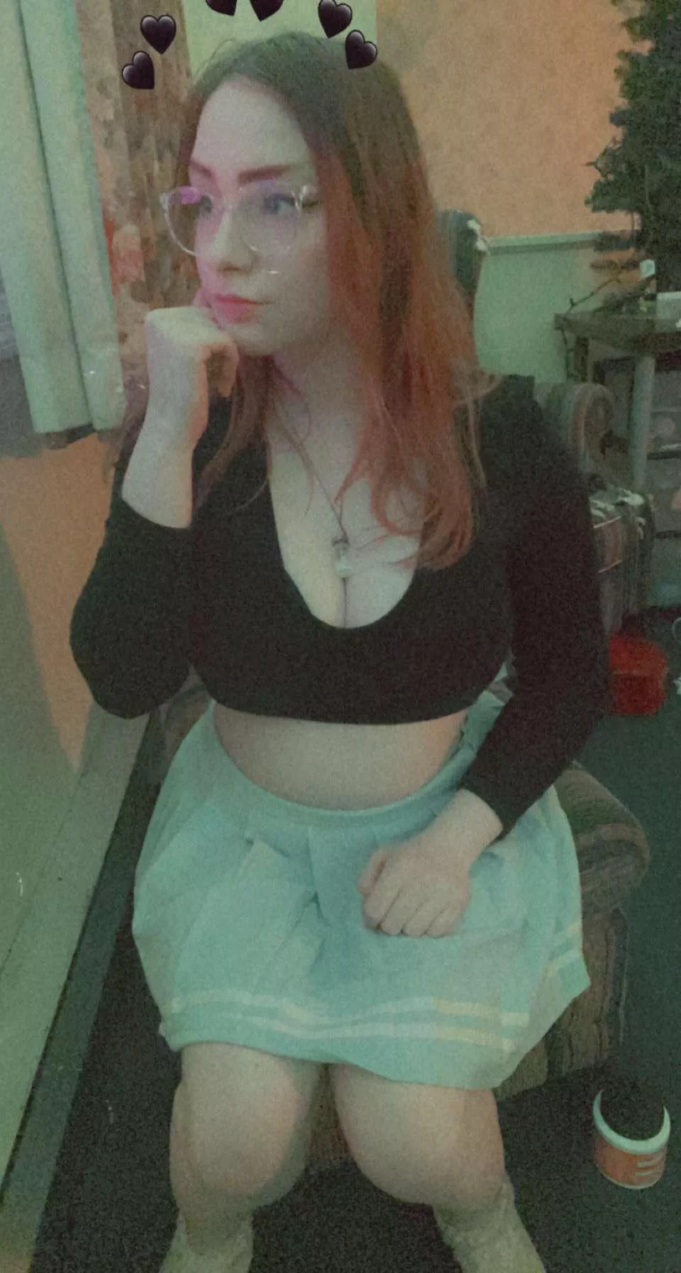 does my red hair and glasses combo do it for you?