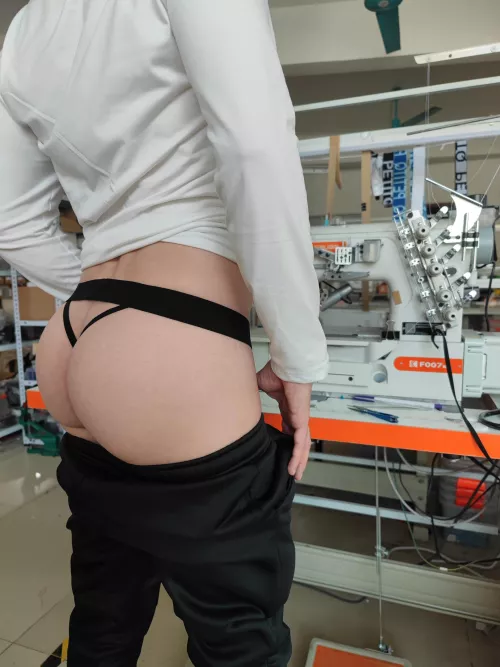 From the machine directly to my butt