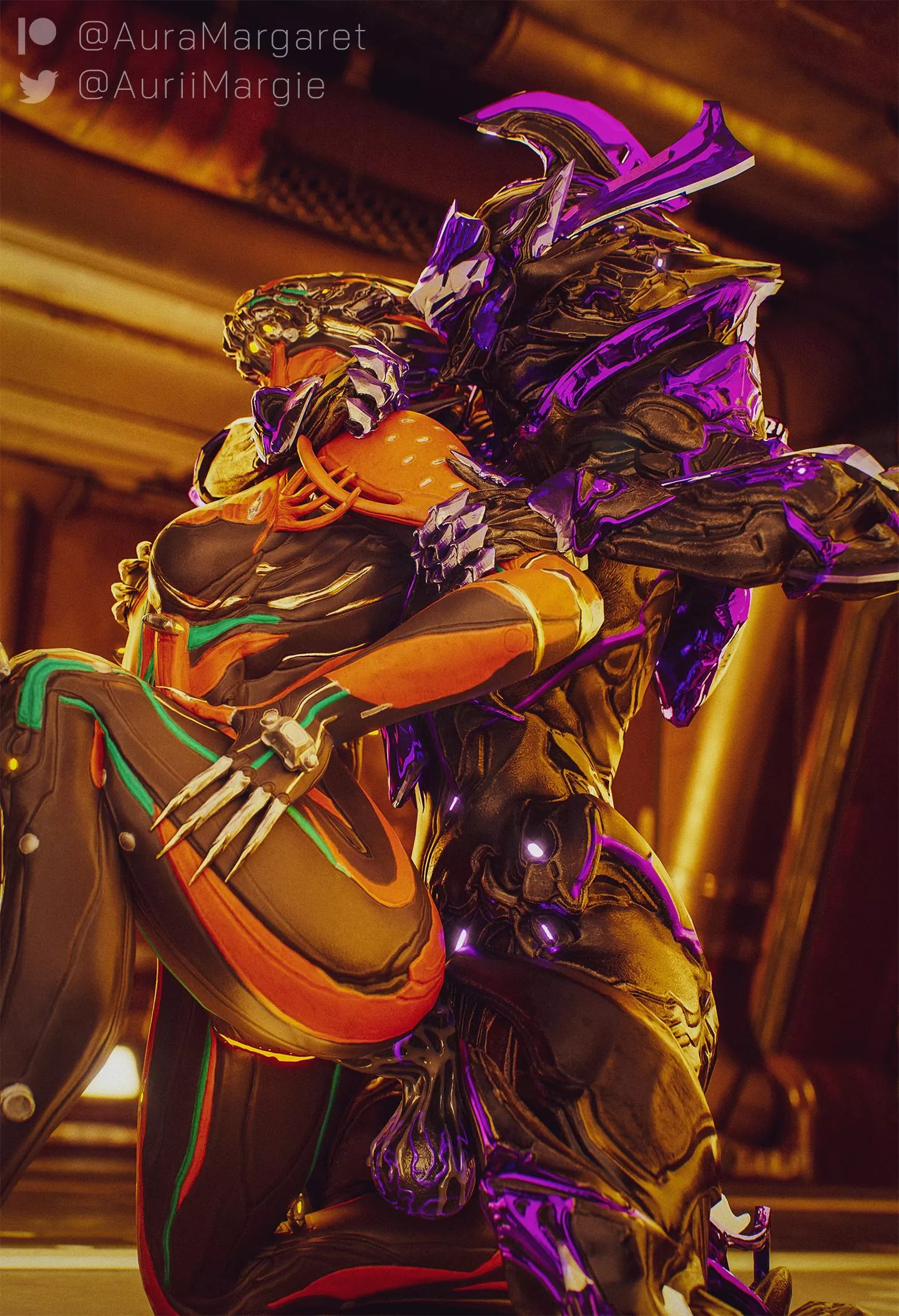 (Futa) [Gara Prime] dominates [Valkyr] while on a mission