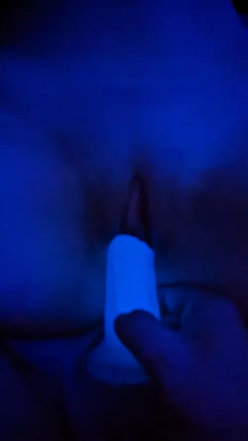 Glow in the dark fun last night